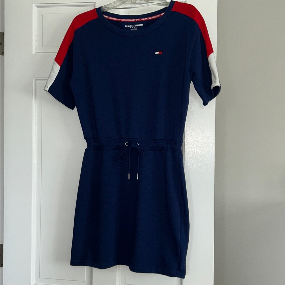 Tommy Hilfiger Sport Navy Sweatshirt Dress Size XS